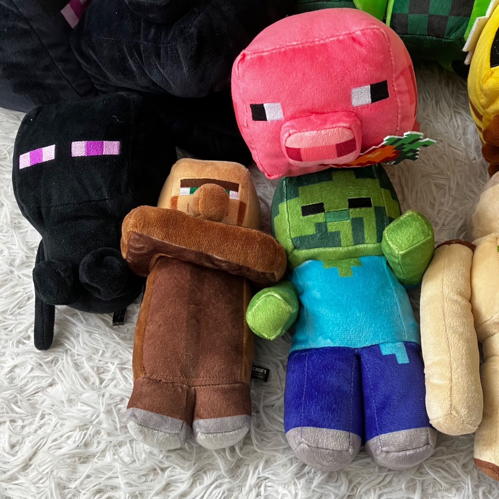Minecraft マイクラ ぬいぐるみ　まとめ売り マインクラフト マイクラ ぬいぐるみ 大量まとめ売り 19点セット
