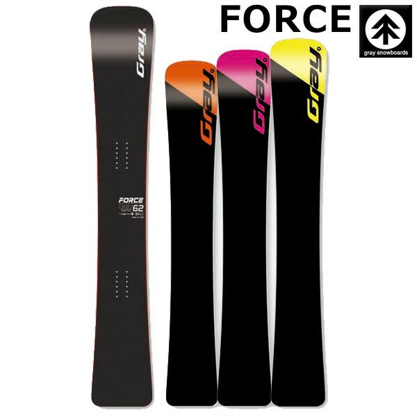 25-26 GRAY グレイ FORCE フォース アルペン メンズ レディース 国産 スノーボード 板 2026