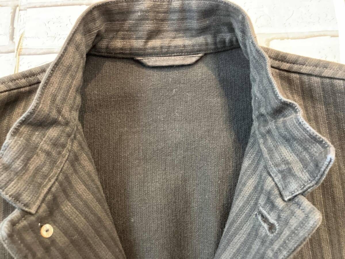 CONFECT コンフェクト カバーオール ピケストライプ オーバーダイ L