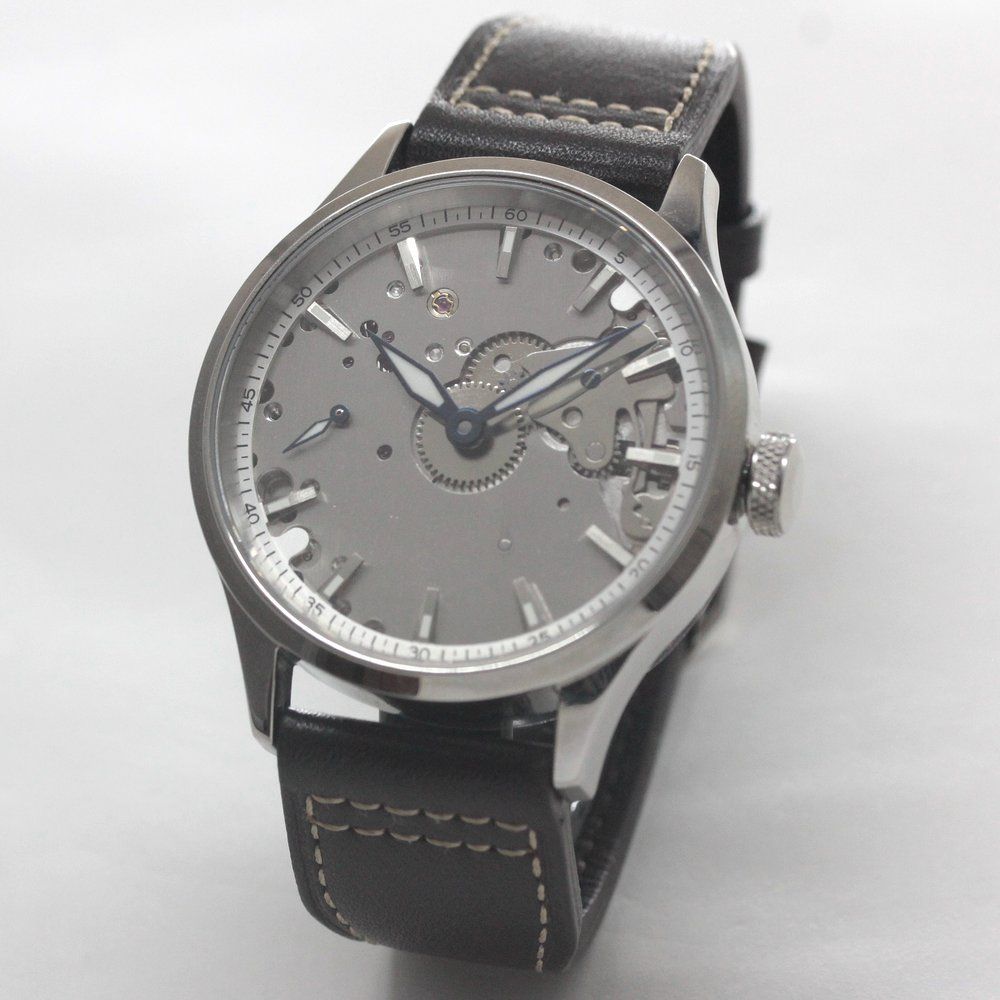 正美堂オリジナル腕時計 スケルトン スイス製手巻き式ムーブメント db 9 601 s