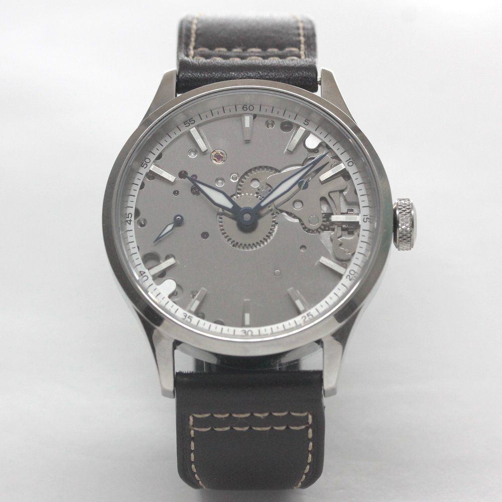 正美堂オリジナル腕時計 スケルトン スイス製手巻き式ムーブメント db 9 601 s