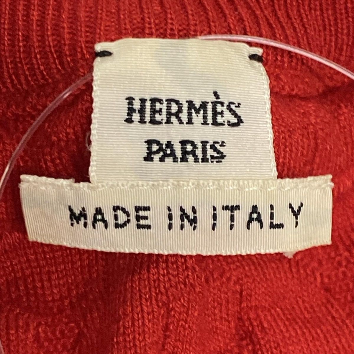 HERMES(エルメス) ノースリーブセーター サイズ34 S レディース美品