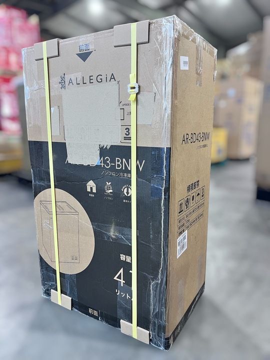 開封済・未使用品】アレジア 冷凍庫 小型 スリム 上開き 41L 小型