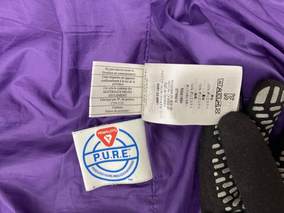 Patagonia Nano Puff Jacket Purple S パタゴニア ナノ パフ 