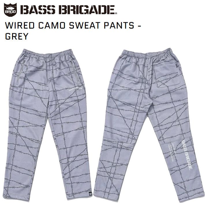 スウェットパンツ BASS BRIGADE バスブリゲード WIRED CAMO SWEAT