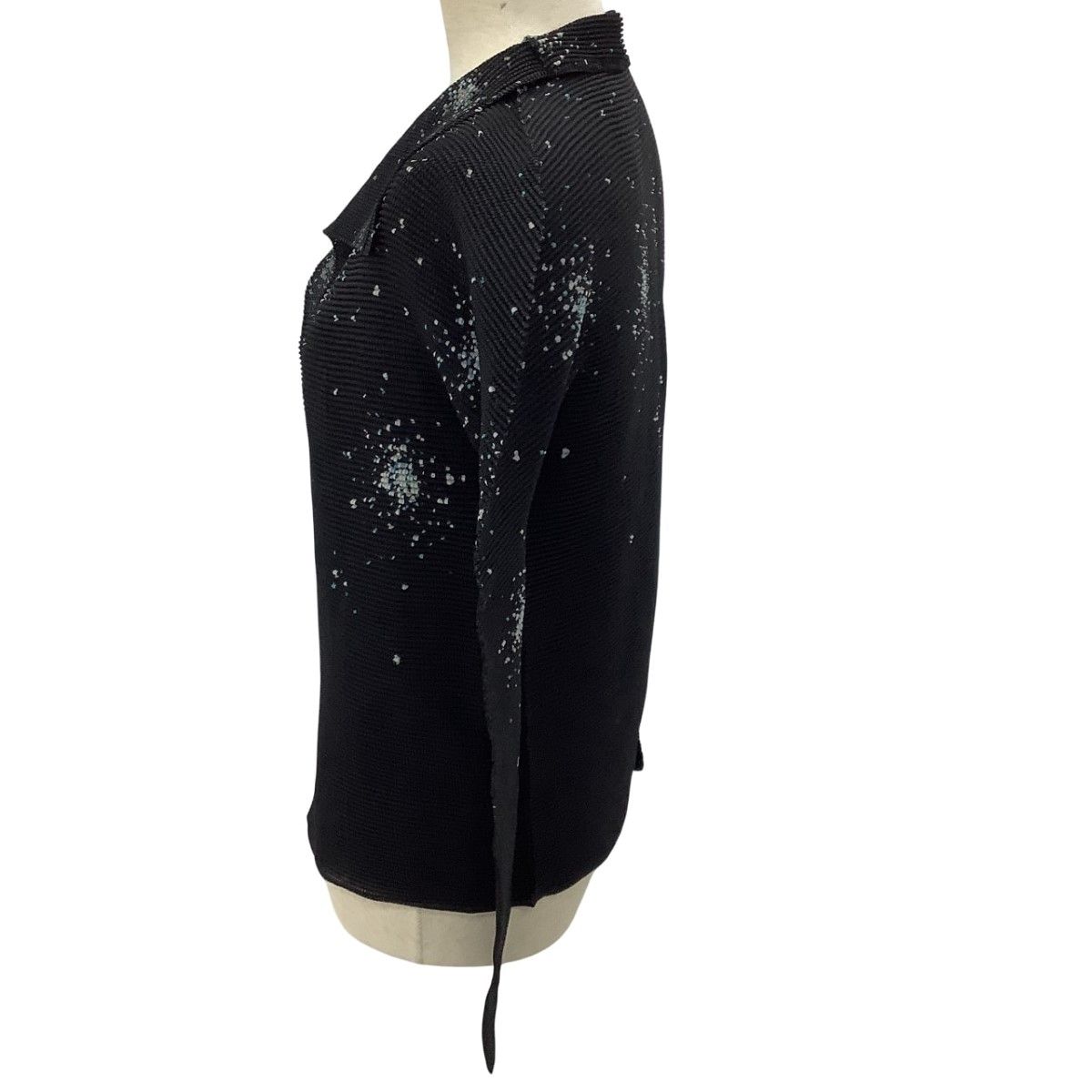 me ISSEY MIYAKE ミー レディース ワッフル プリーツ カーディガン