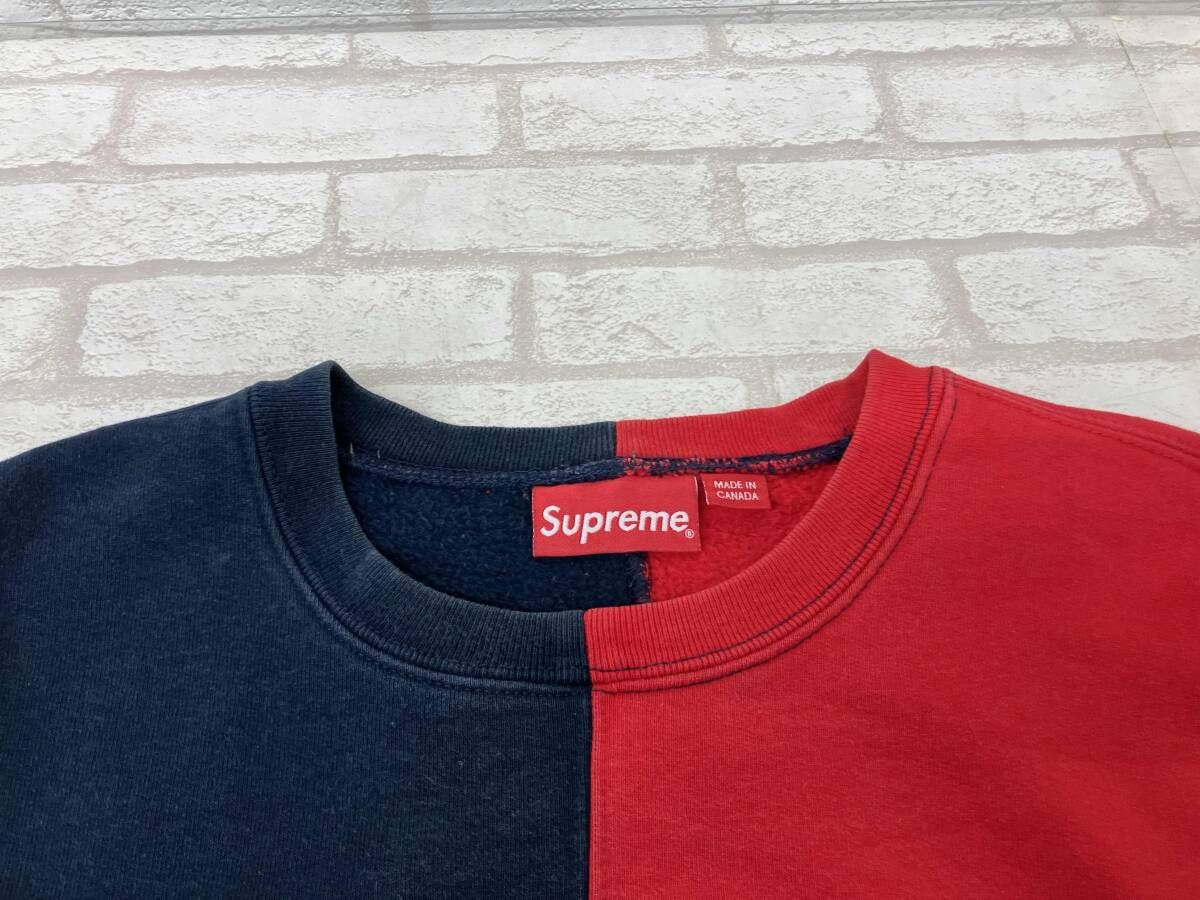 Supreme Split Crewneck Sweatshirt シュプリーム スプリット クルー