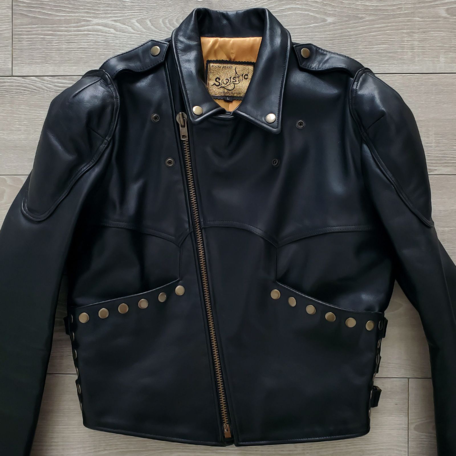 SADISTIC-B サディスティックビー□美品 牛革 バトルスーツ ライダース