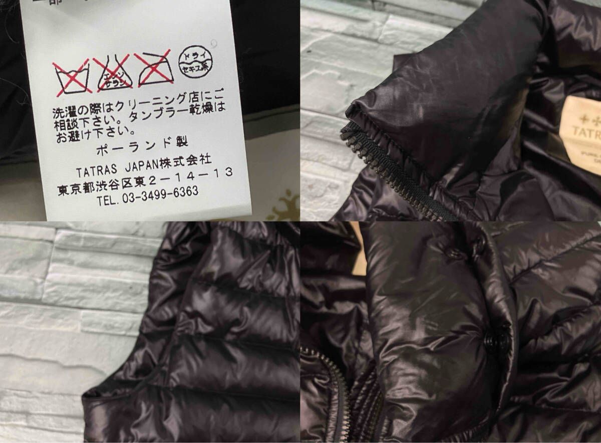 TATRAS タトラス／ダウンベスト／BLK／無地／サイズ02 - メルカリ