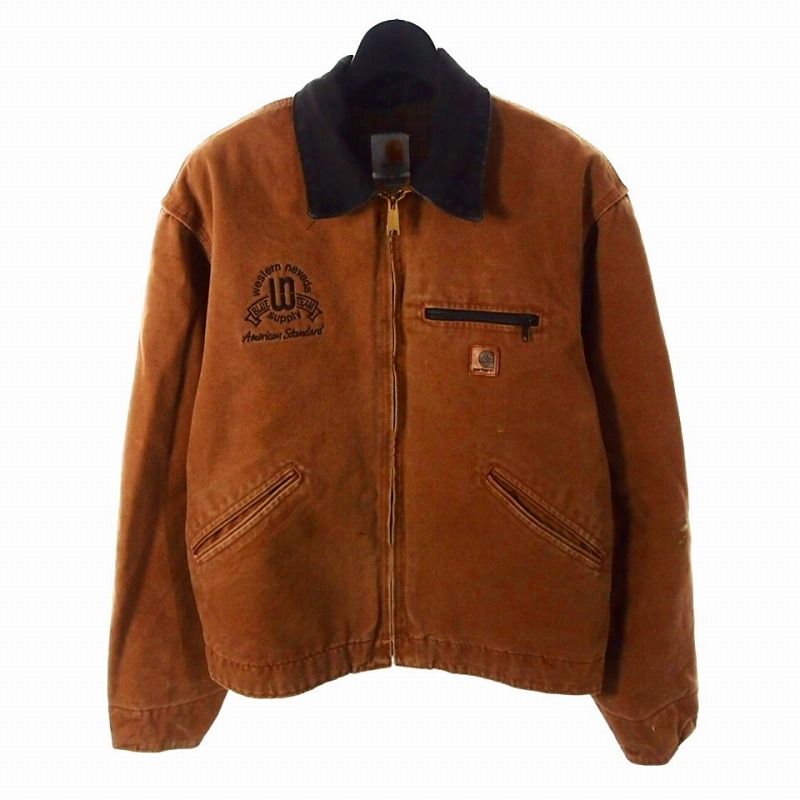 カーハート carhartt 企業ロゴ デトロイトジャケット ブルゾン L
