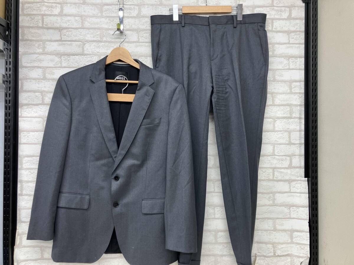 HUGO BOSS ヒューゴ ボス スーツ セットアップ メンズ グレー