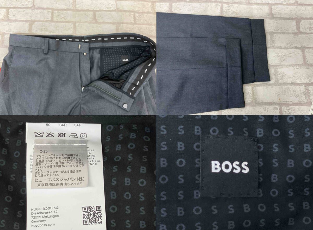 HUGO BOSS ヒューゴ ボス スーツ セットアップ メンズ グレー