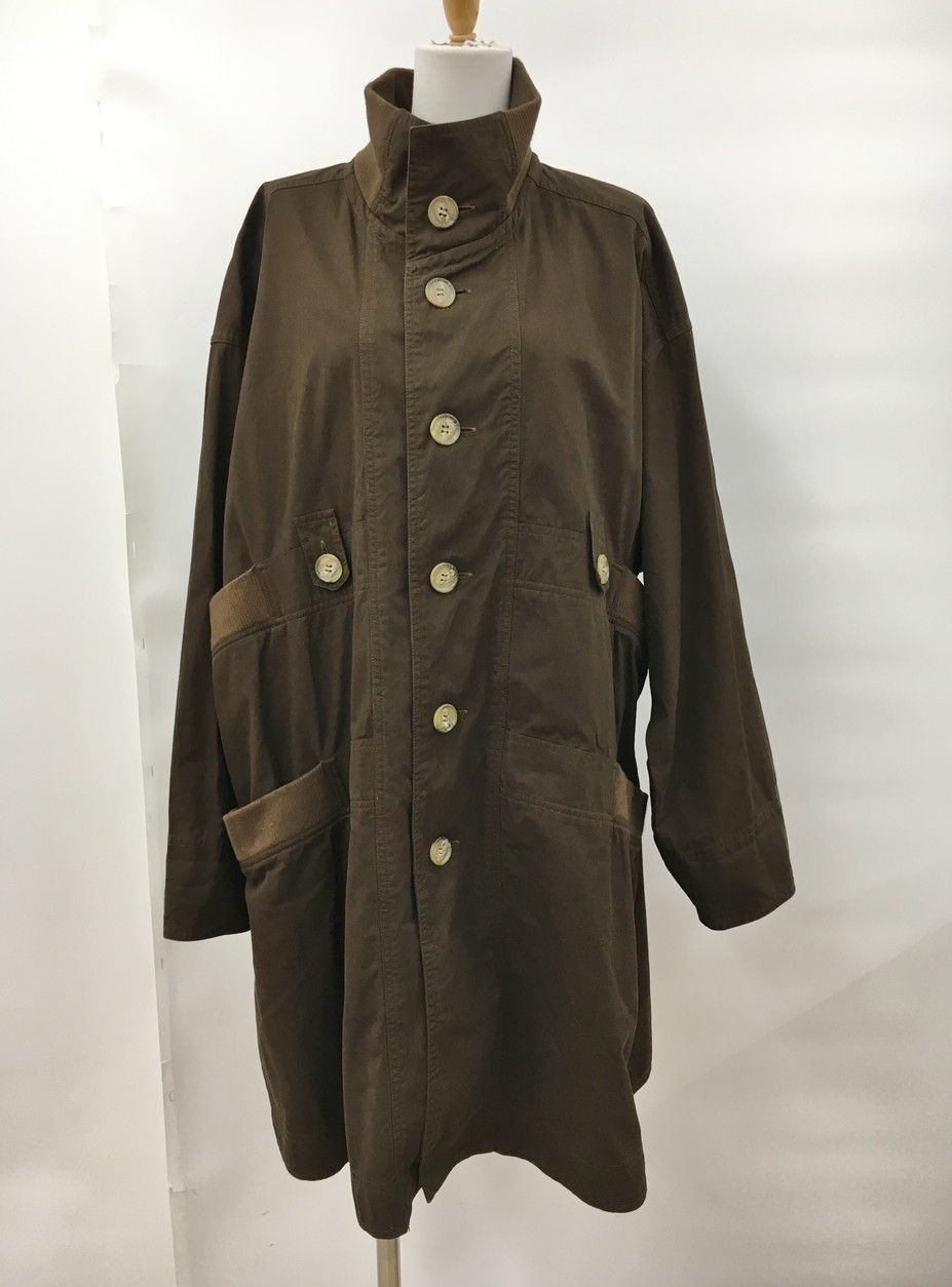 ヤッコマリカルド YACCOMARICARD コート ブラウン 6ポケット 綿100