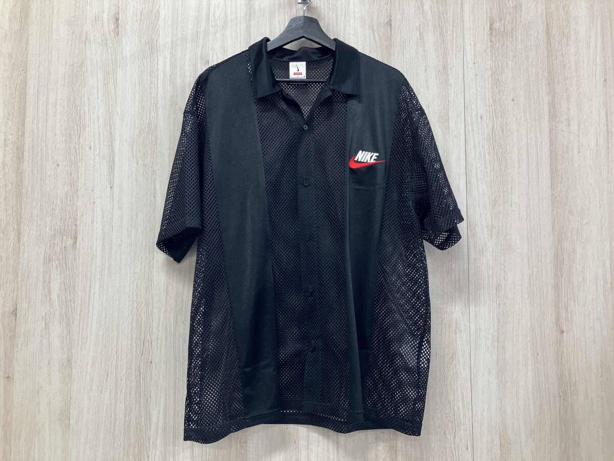 NIKE × Supreme ナイキ シュプリーム 半袖シャツ SP 24 SAA Lサイズ ブラック
