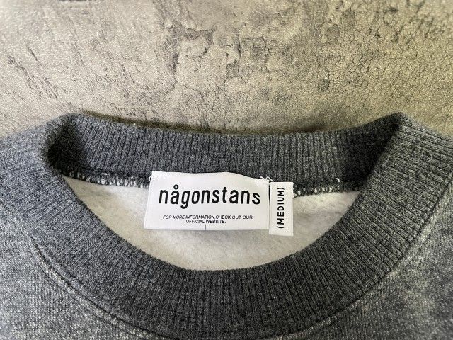 中古】日本製 NAGONSTANS ﾅｺﾞﾝｽﾀﾝｽ ｽｳｪｯﾄ ﾄﾚｰﾅｰ ﾌﾟﾙｵｰﾊﾞｰ 刺繍 裏起毛