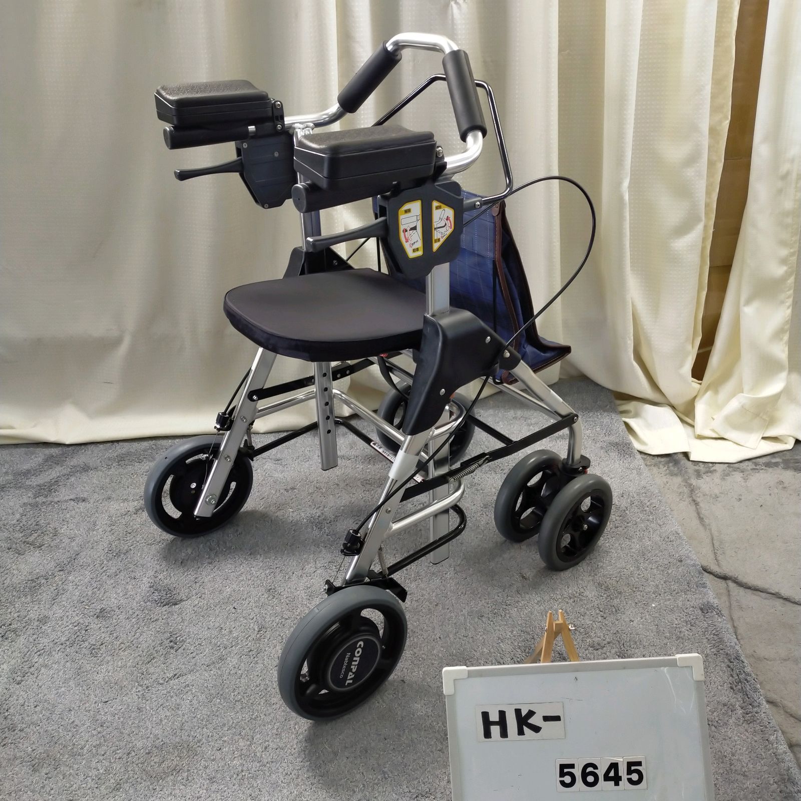 HK テイコブリトル RF WAW 02 抑速ブレーキ内蔵後輪タイヤ 2 wayハンドル搭載 コウワセイサクジョ こうわせいさくじょ tacaof シルバーカー 歩行器 歩行車 歩行補助 洗浄 消毒済 介護用品