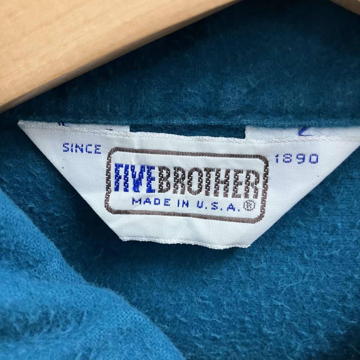 FIVE BROTHER/ファイブブラザー/長袖シャツ/70s80s/シャモアクロス/USA