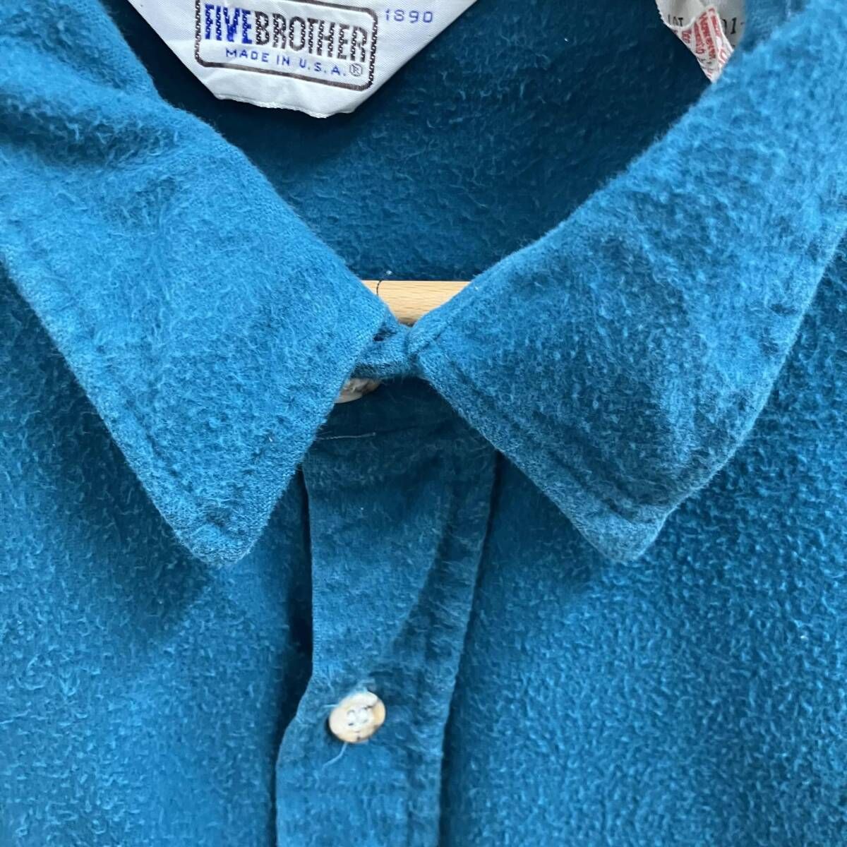 FIVE BROTHER/ファイブブラザー/長袖シャツ/70s80s/シャモアクロス/USA