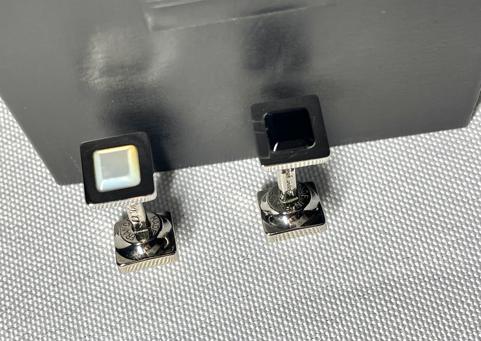 美品 S.T.Dupont デュポン ブラック＆ホワイト ストーン装飾