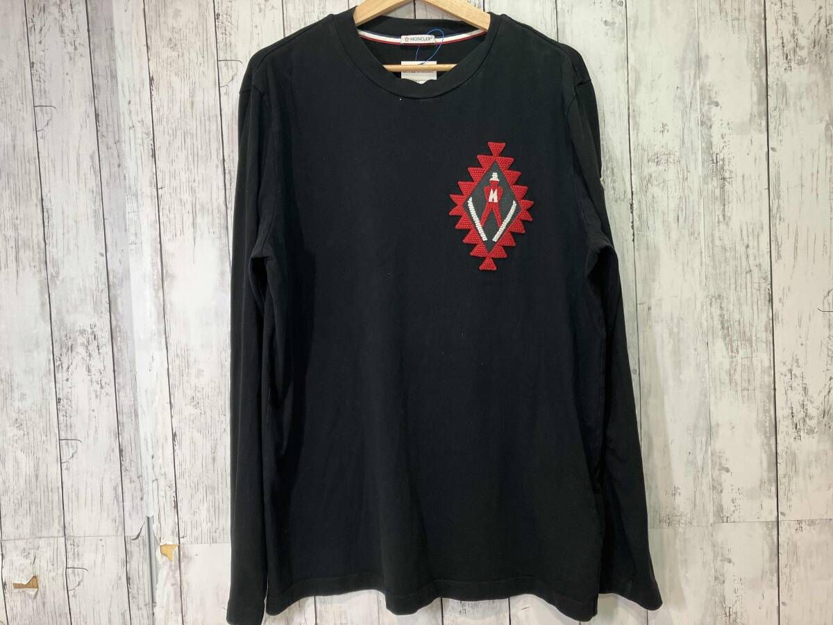 MONCLER モンクレール 長袖Ｔシャツ LS TSHIRT ブラック サイズL