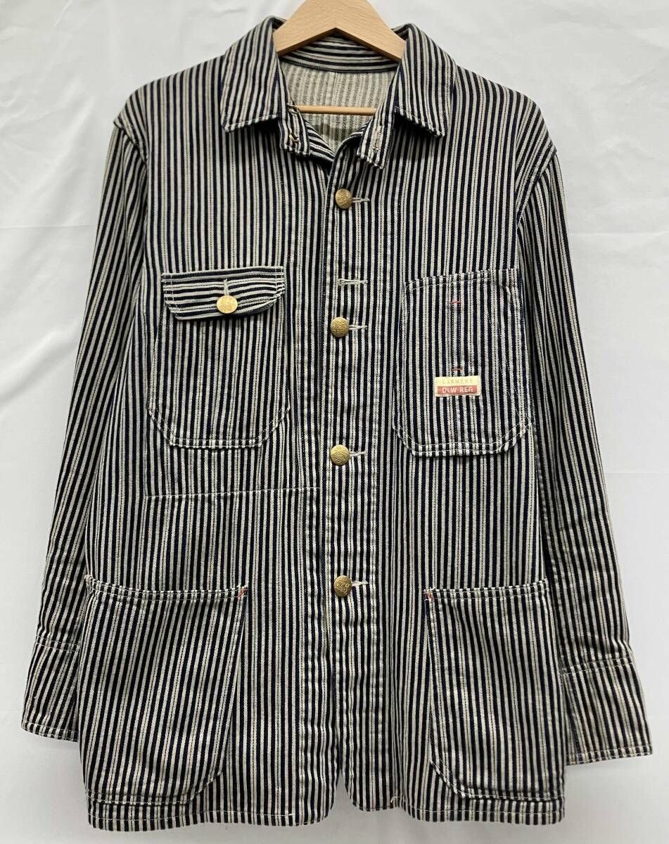 DELUXEWARE デラックスウエア カバーオール ジャケット ストライプ