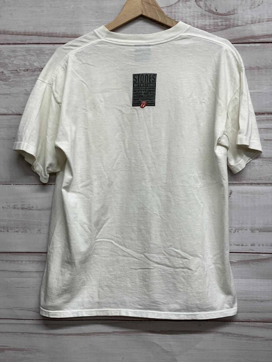BROCKUM ROLLING STONES ブロッカム ローリングストーンズ ツアーTシャツ 90 s メンズサイズ L ホワイト系