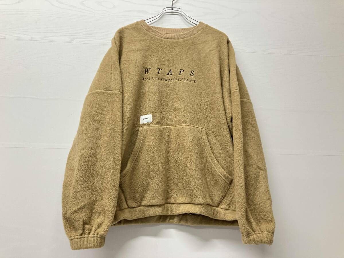 WTAPS ダブルタップス 212ATDT-CSM34 スウェット BRW ブラウン