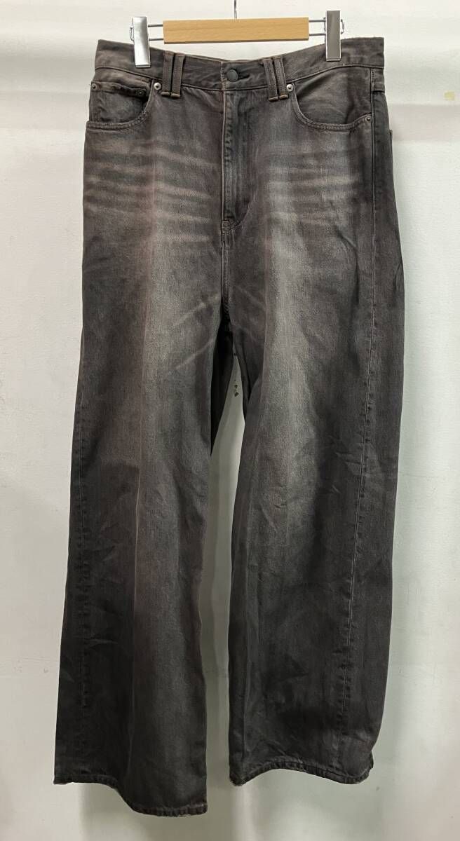 MONKEY TIME モンキータイム 24 AW オーバーダイバギーパンツ 8314-699-2002 サイズS ブラック