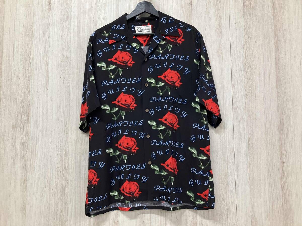WACKO MARIA ワコマリア アロハシャツ Mサイズ ブラック
