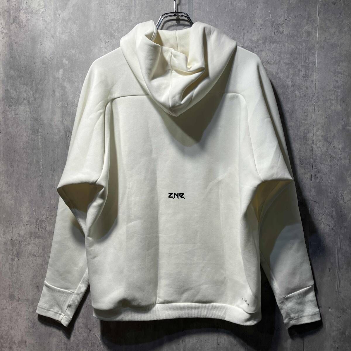 24ss adidas Z.N.E. premium full zip hoodie white プレミアム
