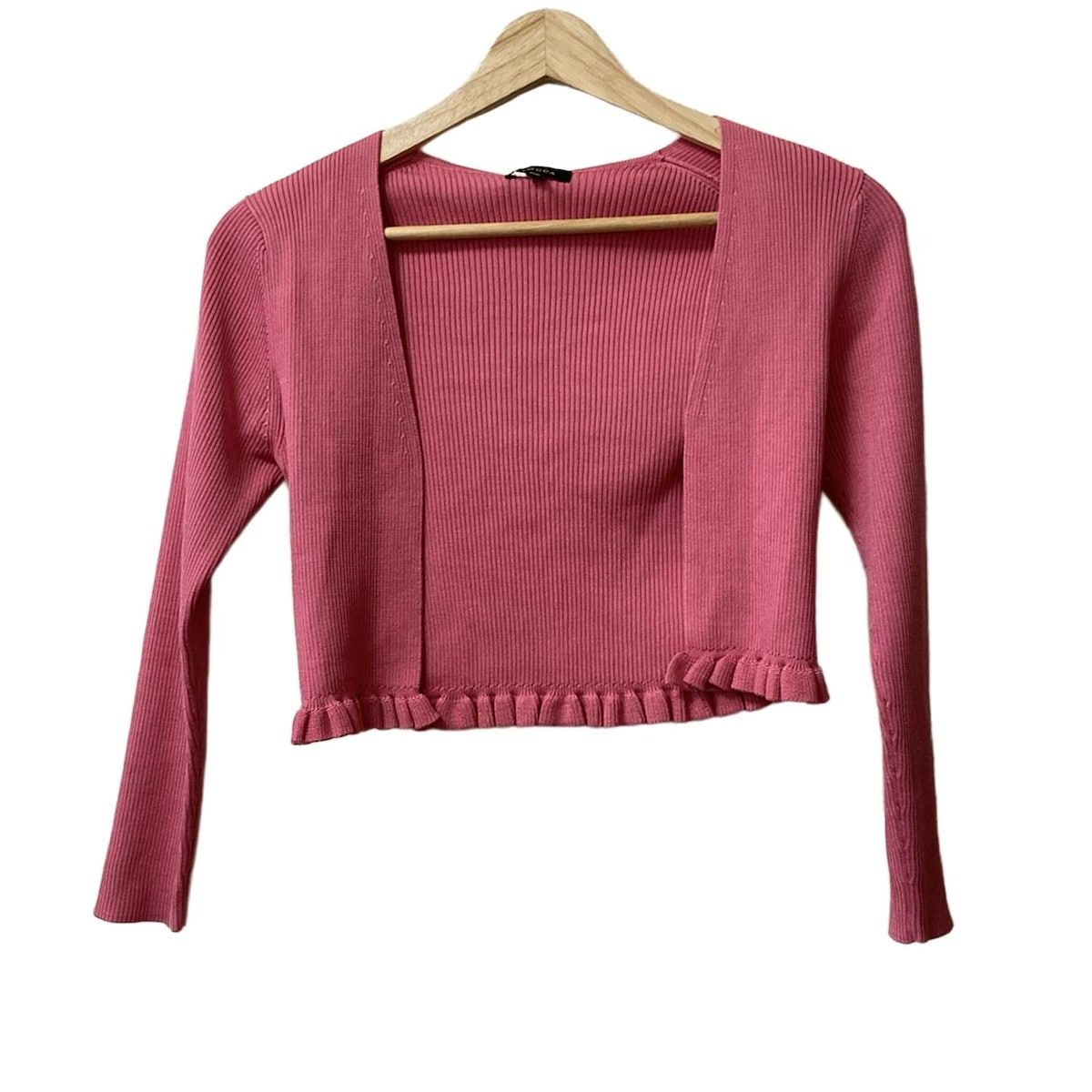 TOCCA トッカ ボレロ サイズXS レディース ピンク 長袖 シルク