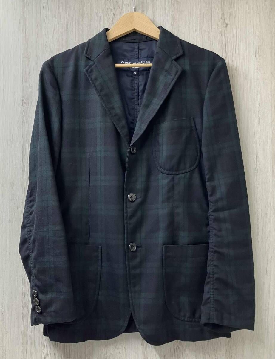 希少 コムデギャルソンオム AD2013 トラックジャケット 日本製 XS COMME des GARCONS HOMME コムデギャルソン オム HL-J025 AD2013