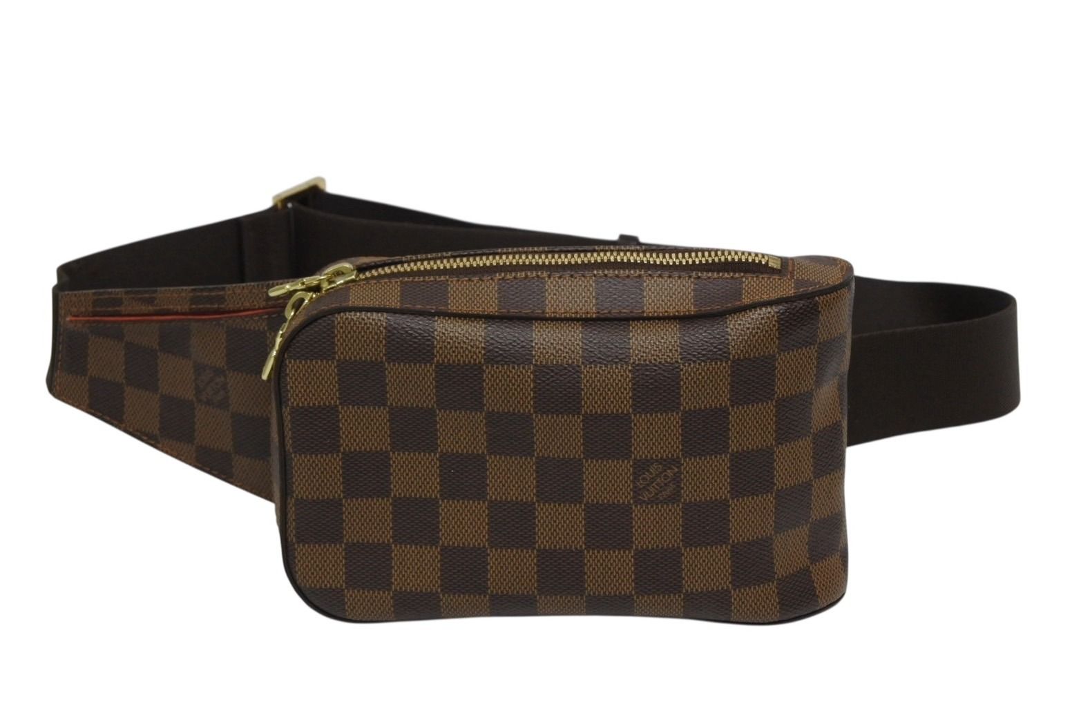 LOUIS VUITTON ルイヴィトン ジェロニモス ウエストバッグ ボディバッグ N 51994 ダミエ ブラウン 4 b 009873