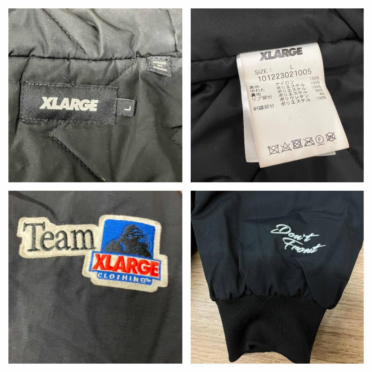 ☆X-LARGE 22AW NYLON PUFFER JACKET 101223021005 ブルゾン