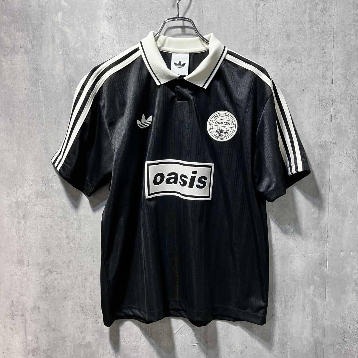 adidas × oasis 半袖Tシャツ ツアージャガード ジャージ Sサイズ