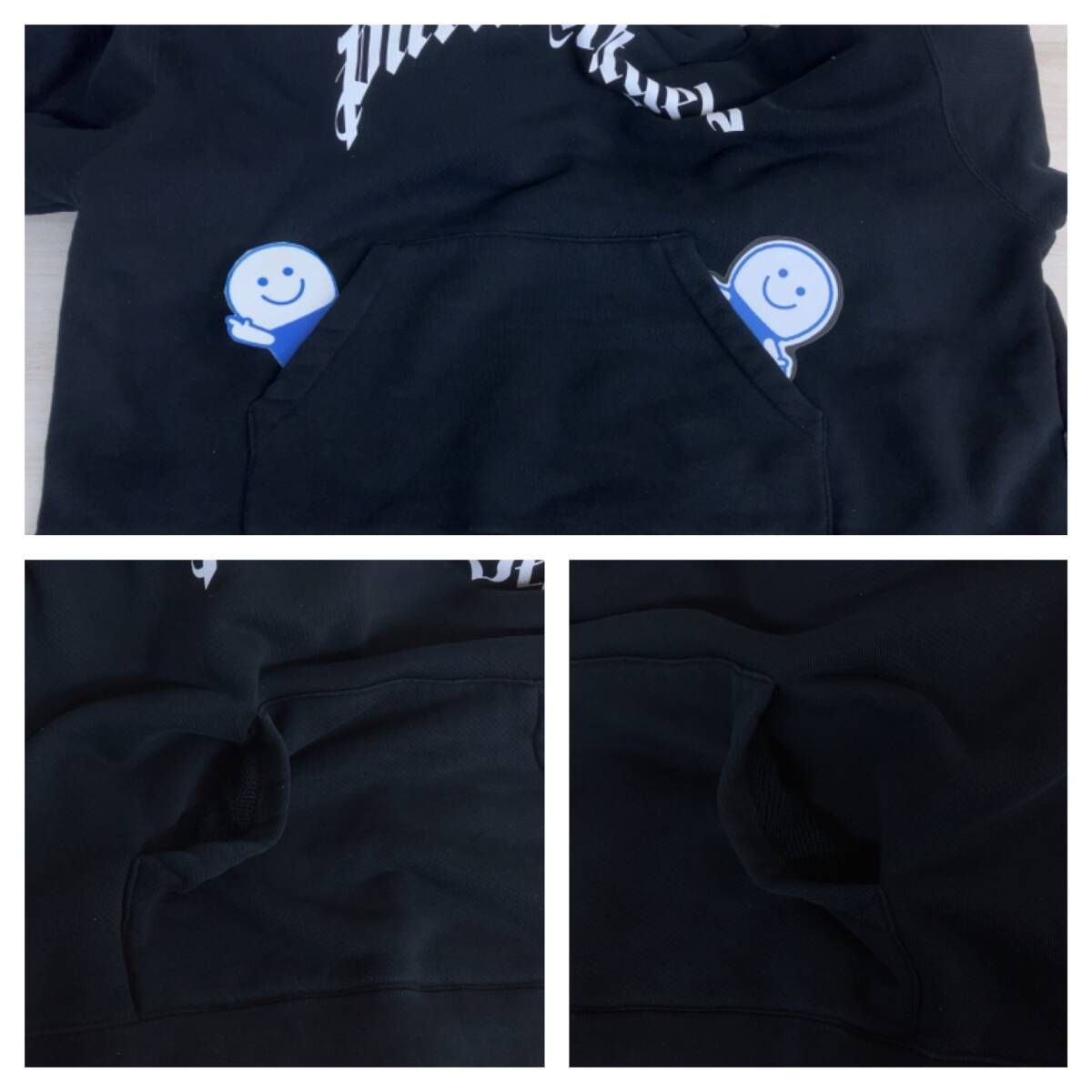 Palm Angels / パーカー/L/コットン/BLK/PMBB058C99FLE003 Palm Angels パーム・エンジェルス パーカー【PMBB058C99FLE003】【L