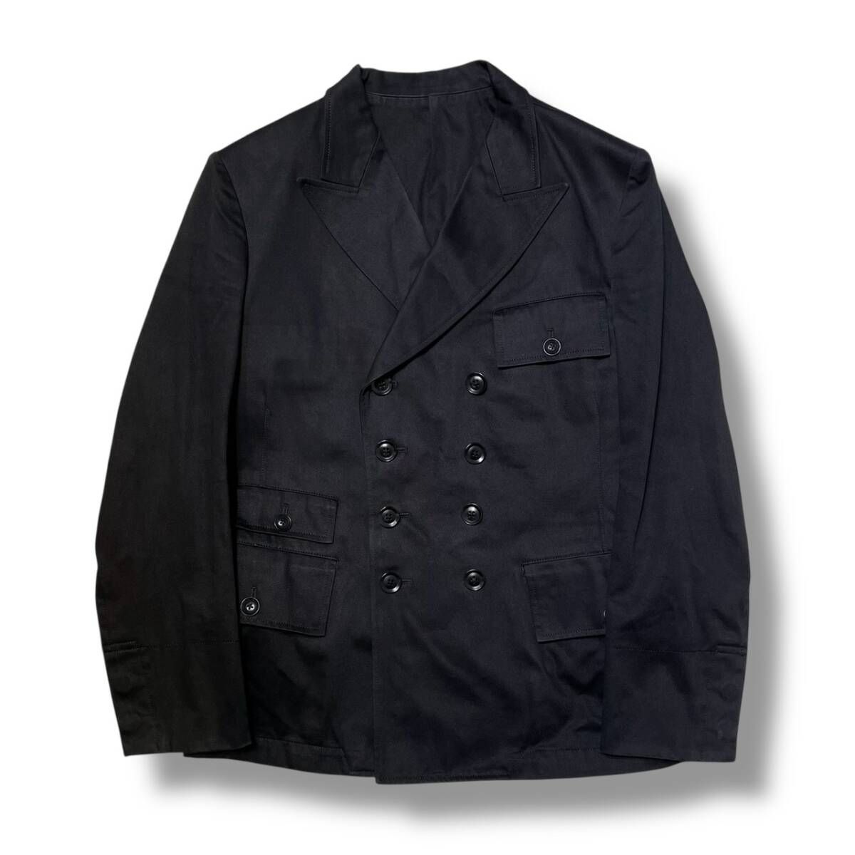 24aw/未使用　WILDSIDE ヨウジヤマモト　ミリタリー　ダブルジャケット 24aw WILDESUDE YOHJI YAMAMOTO COTTON CHINO DOUBLE BREASTED JACKET