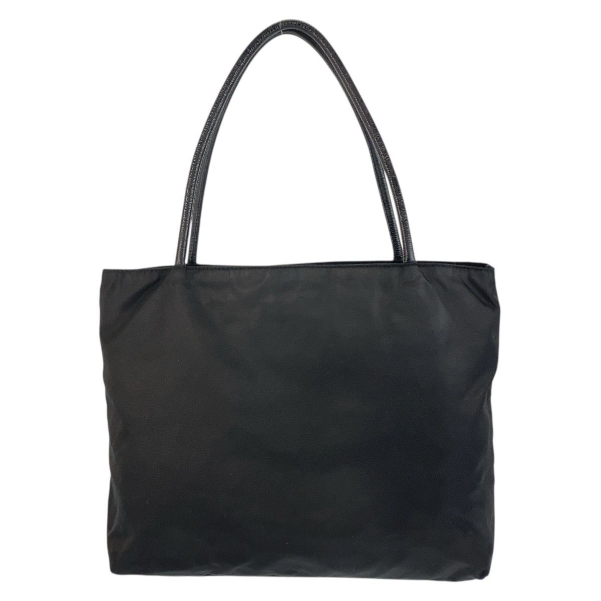 PRADA プラダ テスート 三角ロゴプレート ブラック 黒 ゴールド金具