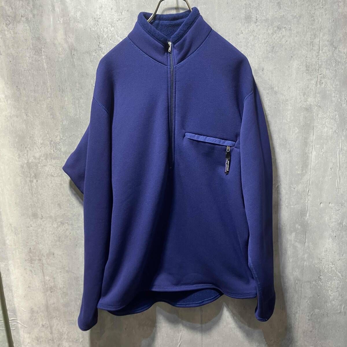 90 s Patagonia ハーフジップフリース サイズL パープル パタゴニア