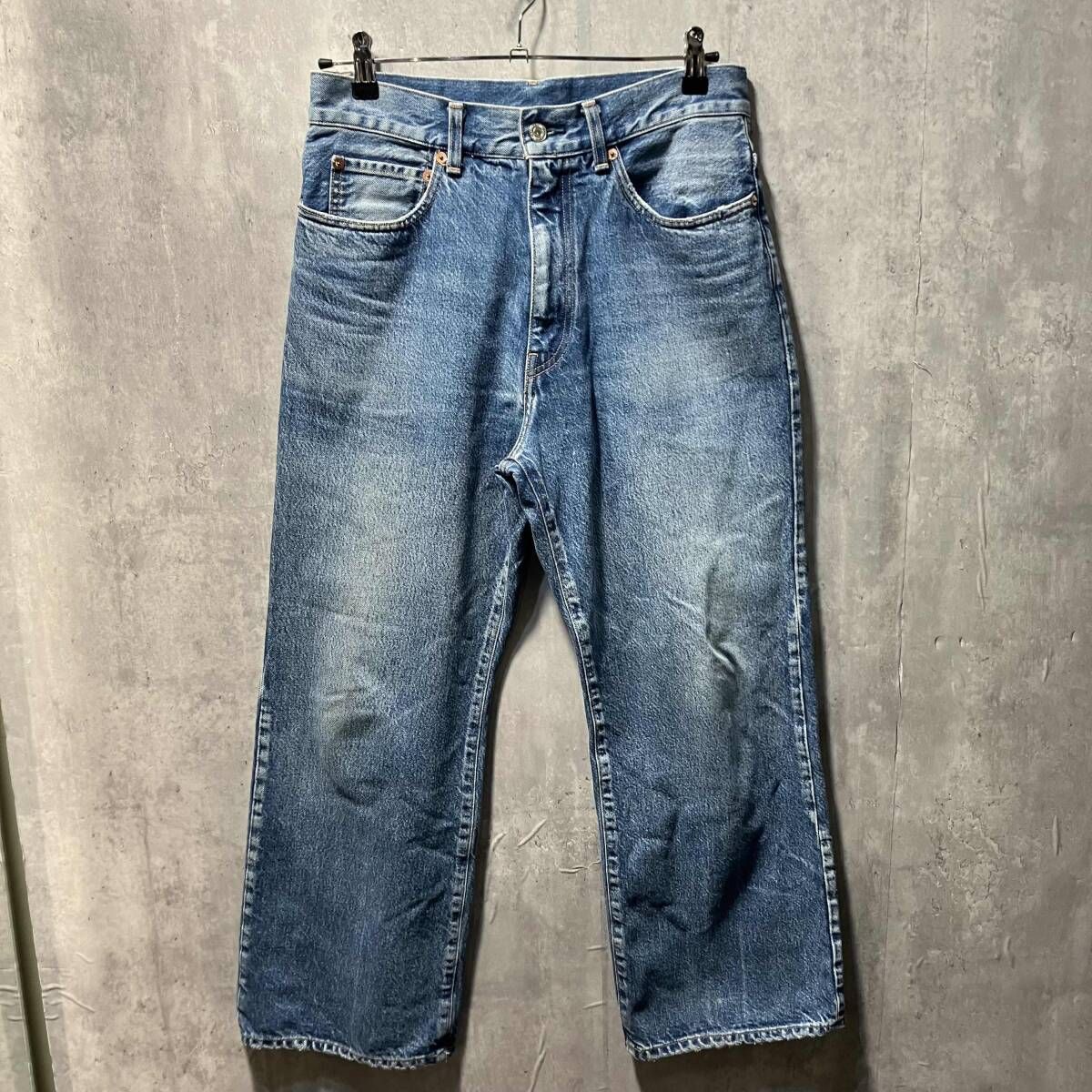H BEAUTY-YOUTH DENIM FLARE 5 POCKET PANTS サイズ46 インディゴブルー エイチビューティーアンドユース