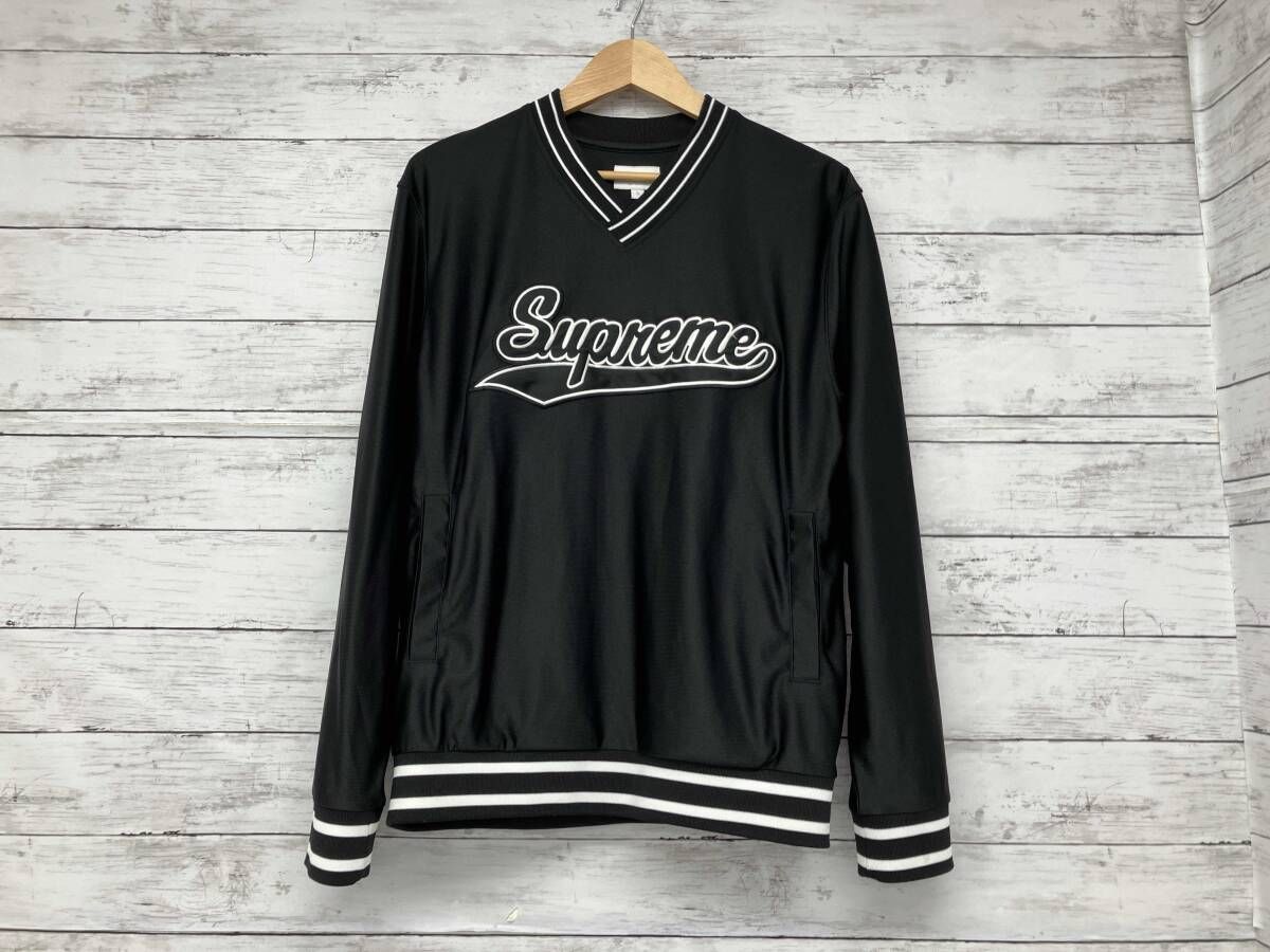 Supreme 長袖シャツ baseball warm up top ブラック Sサイズ