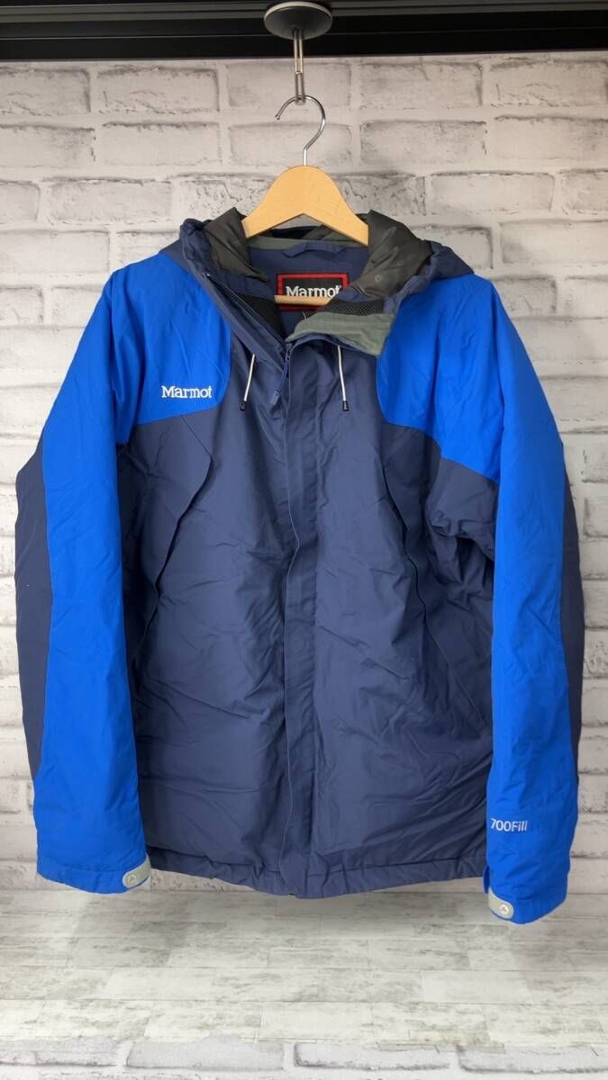 ネイビー MARMOT メンズ ダウンジャケット M F4021V