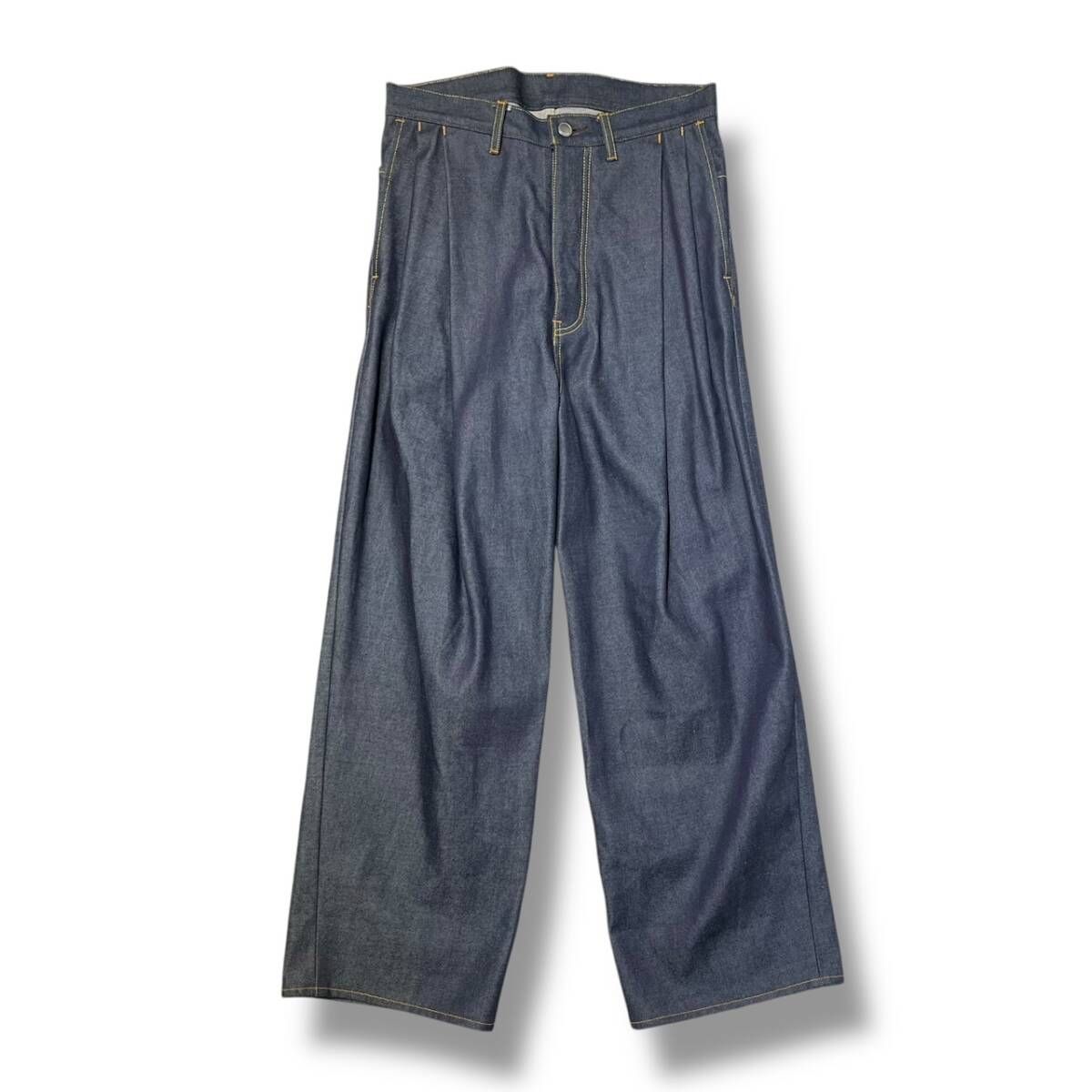 SUBLATIONS 2TUCK DENIM WIDE PANTS