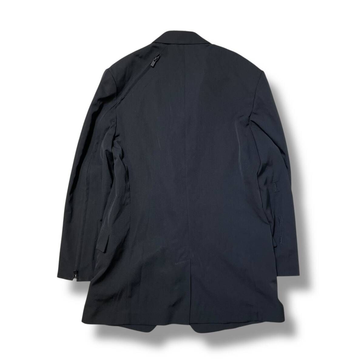 25ss YOHJI YAMAMOTO POUR HOMME wool gabardine zip deatail paneled