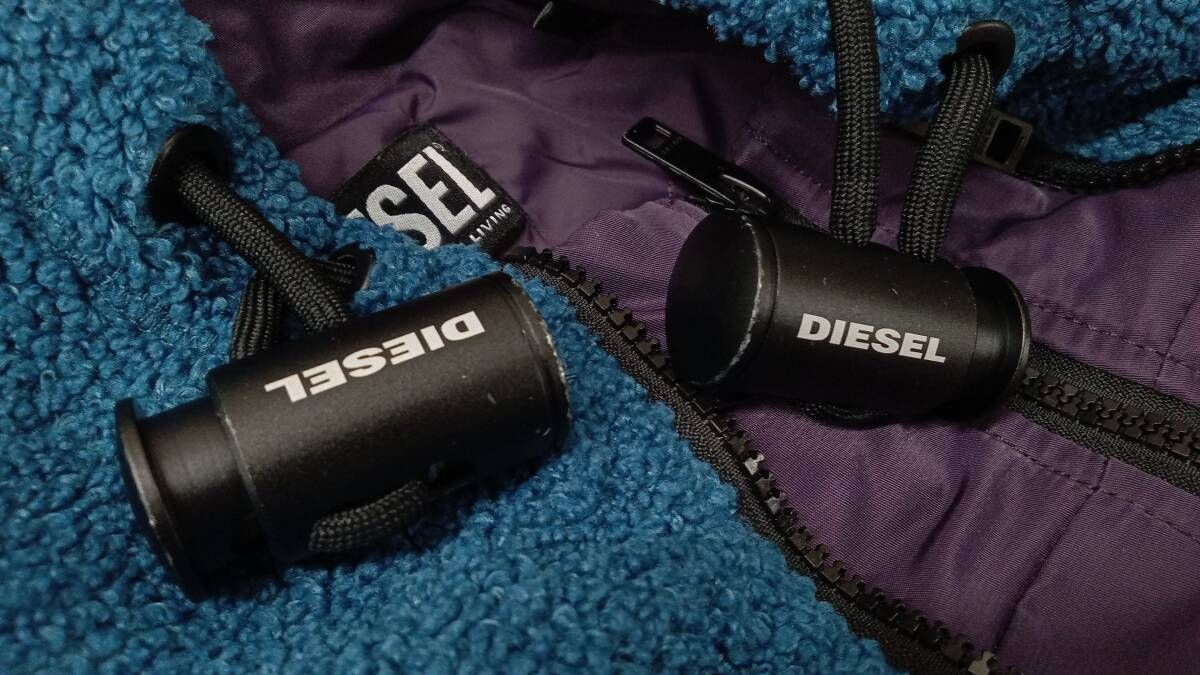 DIESEL/ディーゼル/ジャケット/G-TEDDY/ボアブルゾン/ブルー系/XS