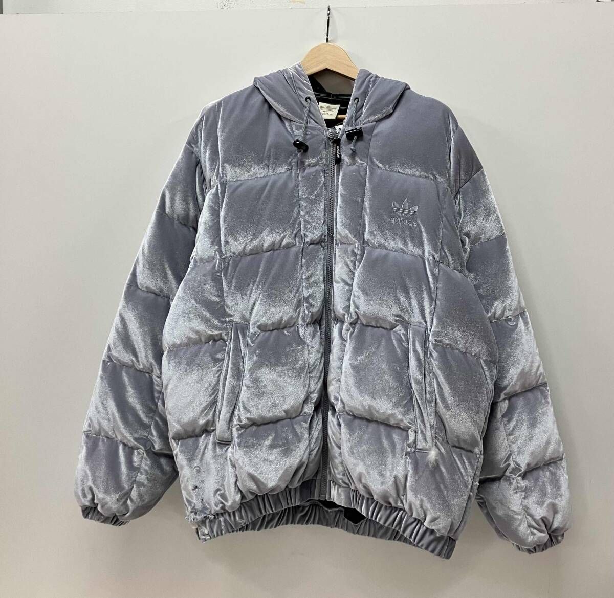adidas アディダス AA-6127 80s~90s デサント ベロアダウンジャケット 