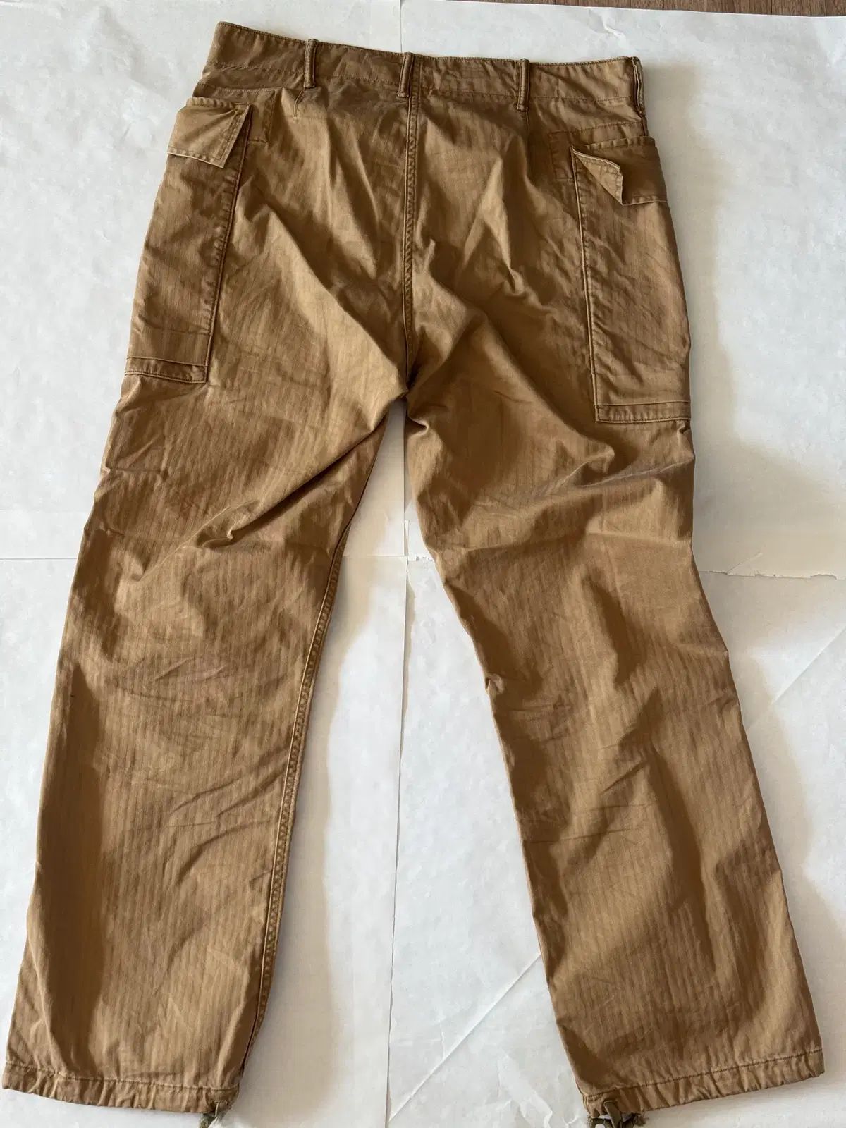 RRA ヘリンボーン ツイル カーゴ パンツ