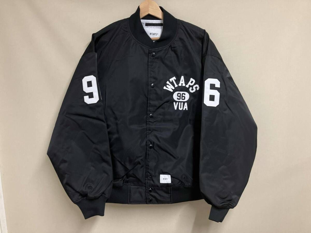 WTAPS TEAM JACKET 02 ブラック WTAPS ダブルタップス TEAM / JACKET / Nylon. Twill スタジャン