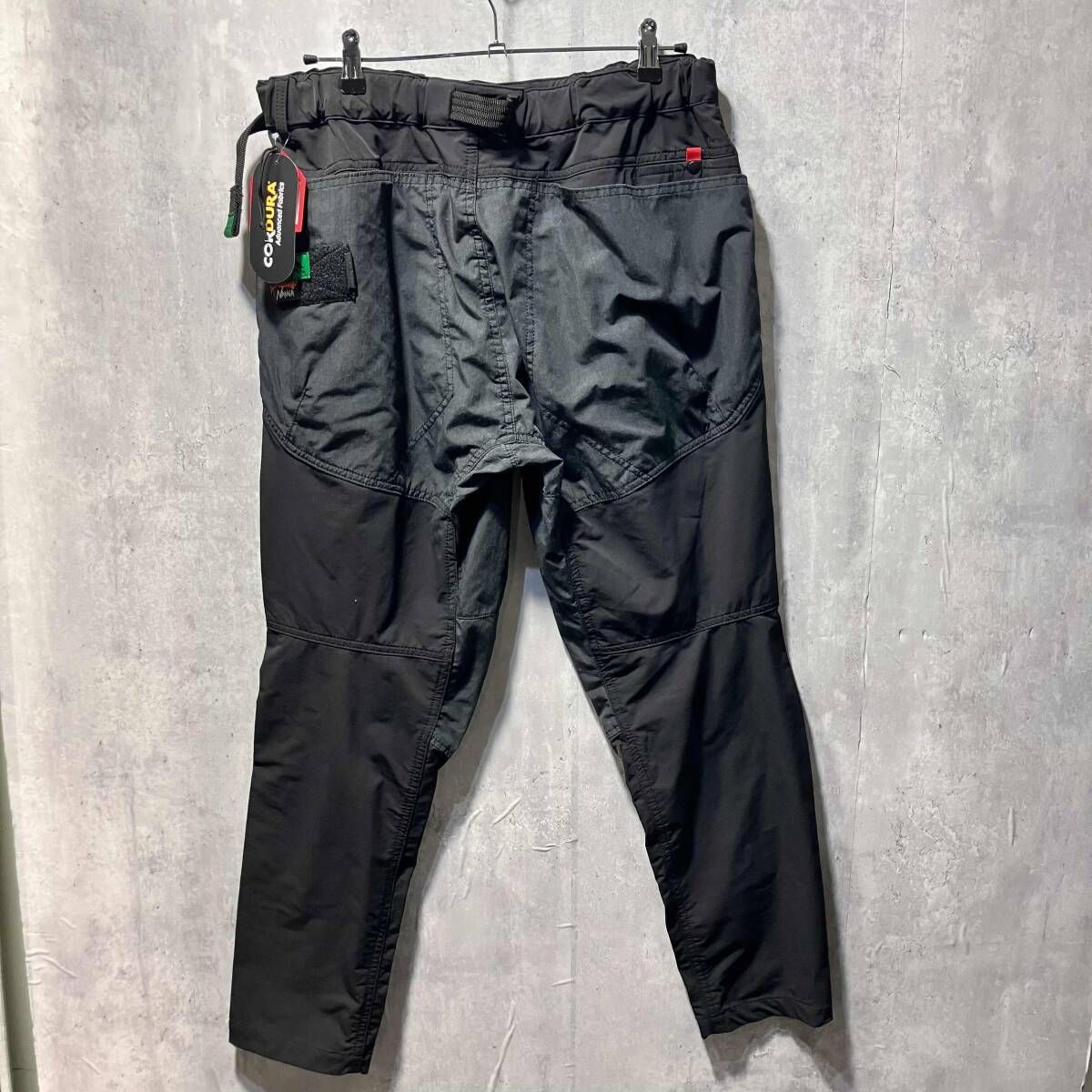 NANGA HAKU HK-S122 テーパードパンツ サイズXL ブラック ナンガ