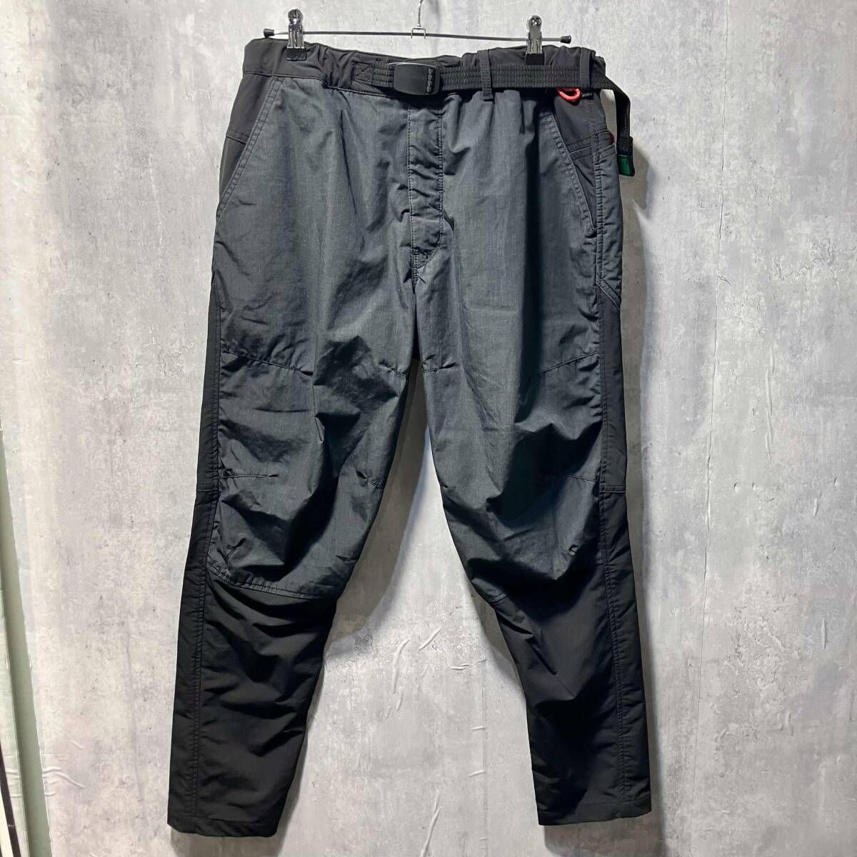 NANGA HAKU HK-S122 テーパードパンツ サイズXL ブラック ナンガ